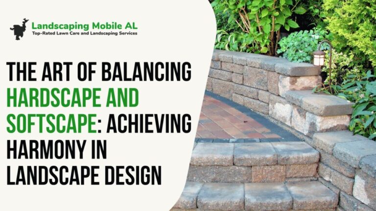 The Art of Balancing Hardscape and Softscape: Achieving Harmony in Landscape Design